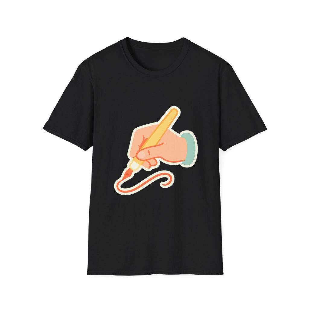 Hand Lettering Calligraphy Graphic T-Shirt