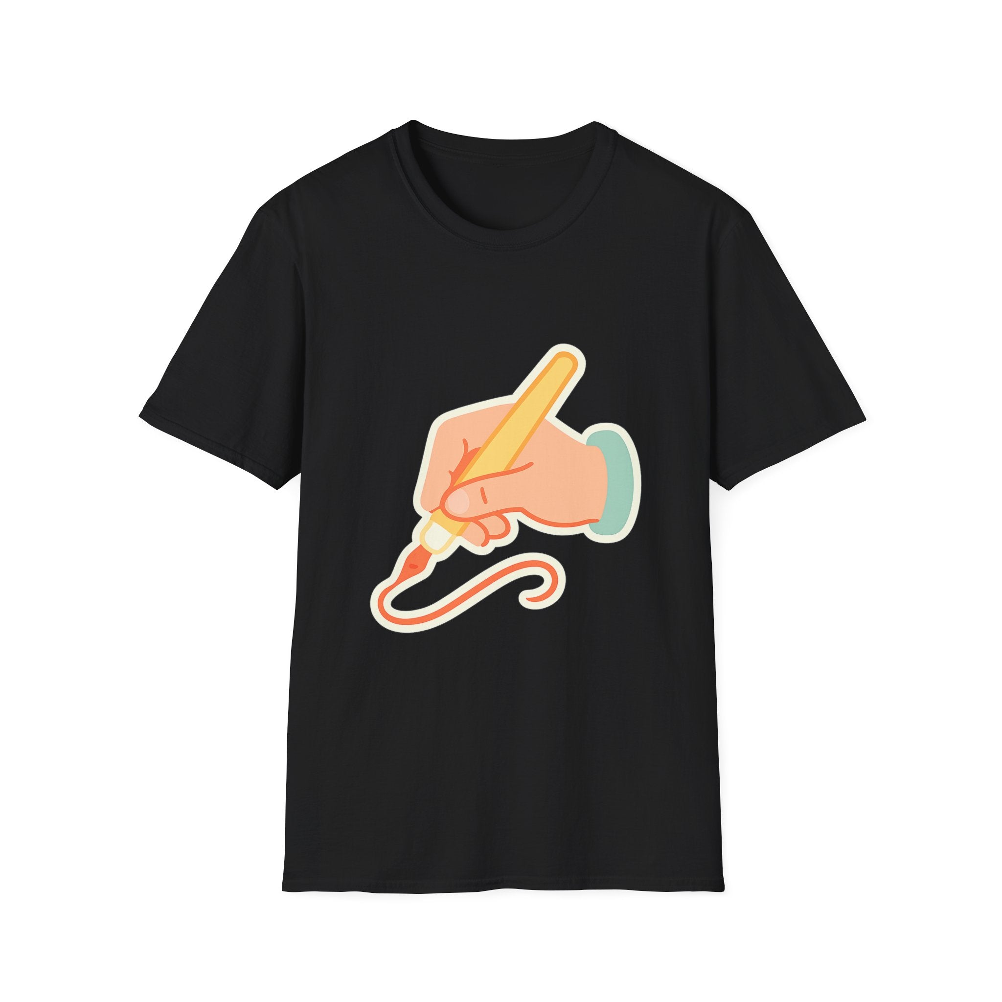 Hand Lettering Calligraphy Graphic T-Shirt
