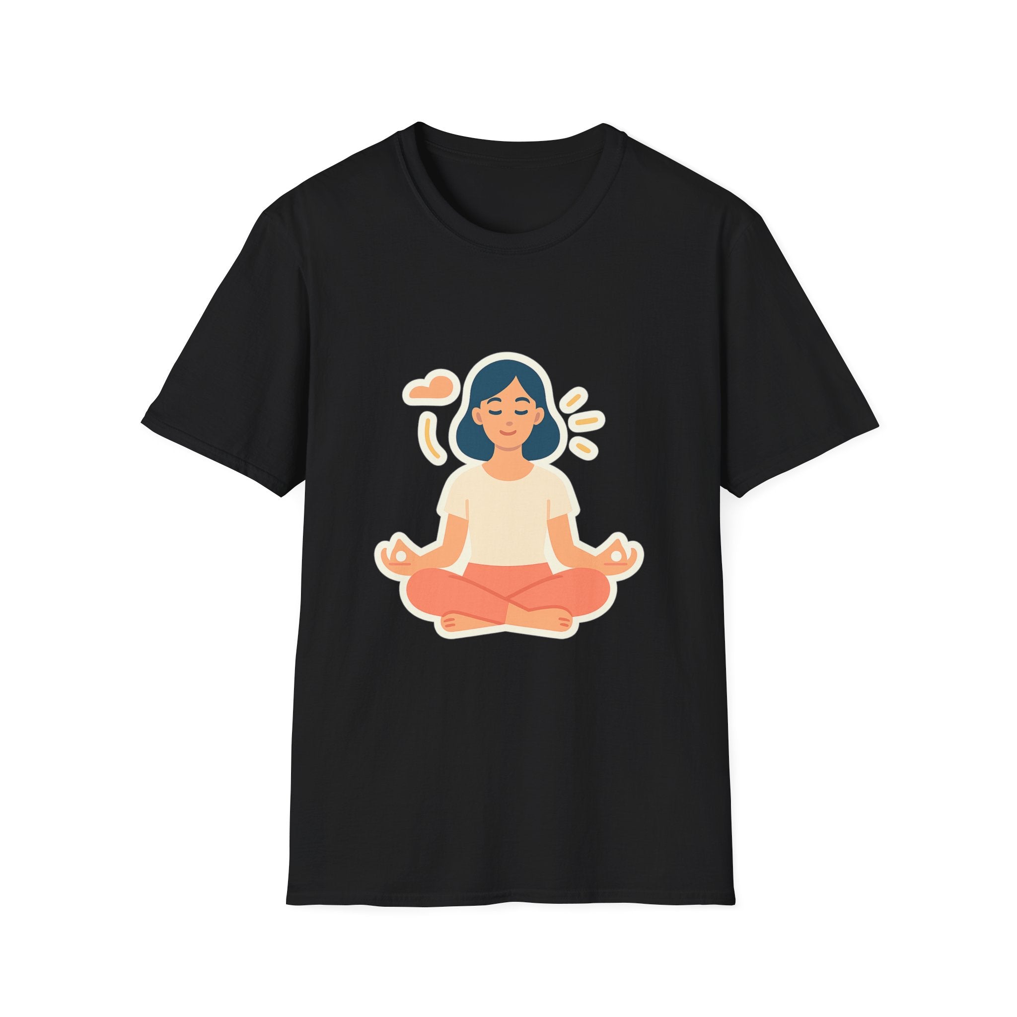 Calm meditation t-shirt – for mindfulness lovers