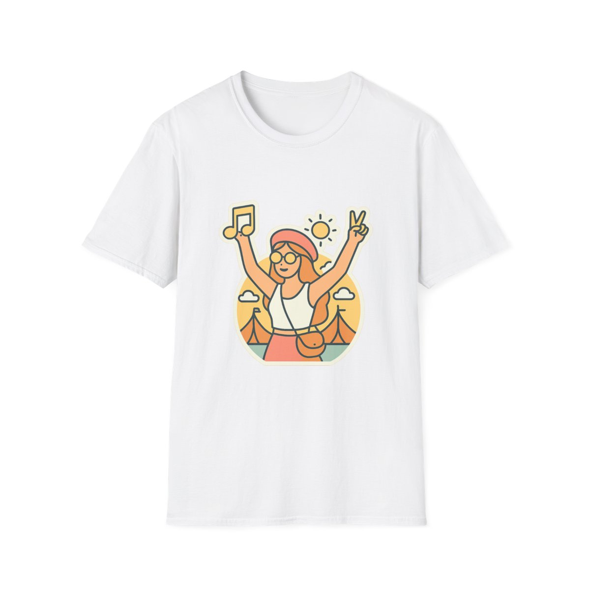 Music Festival Unisex T-Shirt - Perfect Anniversary Gift for Girlfriend