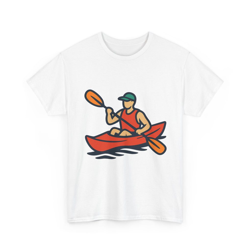 Kayaking Paddling Adventure Unisex T-Shirt - Soft Comfort Cotton Tee