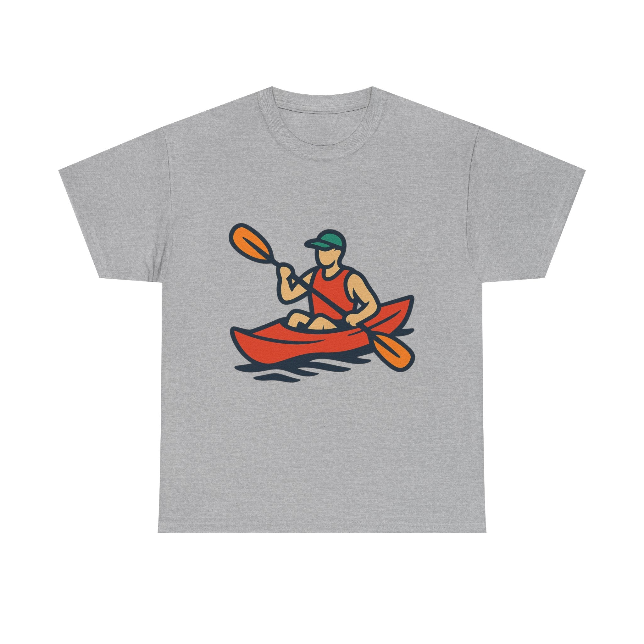 Kayaking Paddling Adventure Unisex T-Shirt - Soft Comfort Cotton Tee