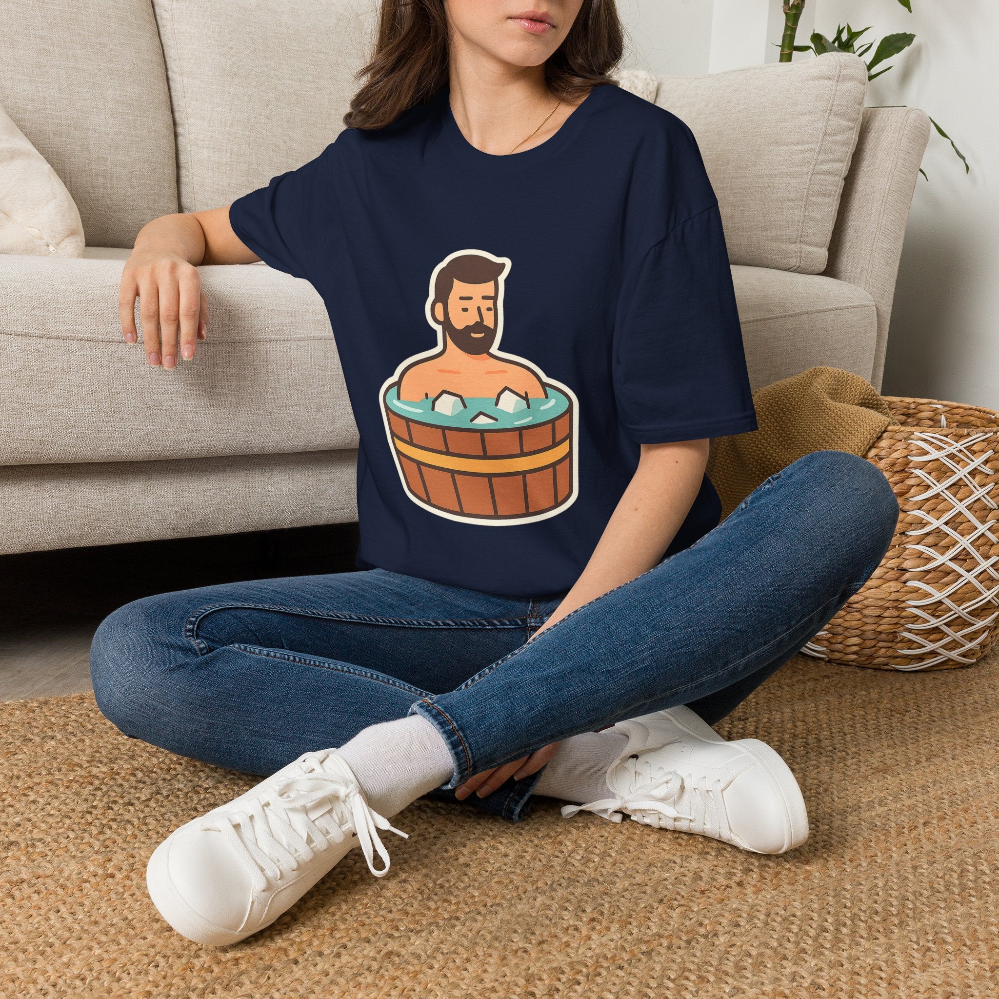 Cold Plunge Lover's Unisex T-Shirt - Perfect Mother's Day Gift for Boyfriend