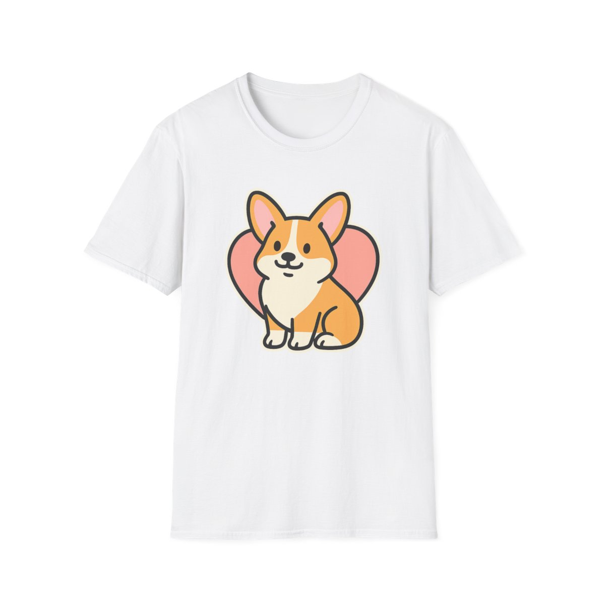 Adorable Corgi Lover Unisex T-Shirt - Soft Comfortable Tee for Dog Fans