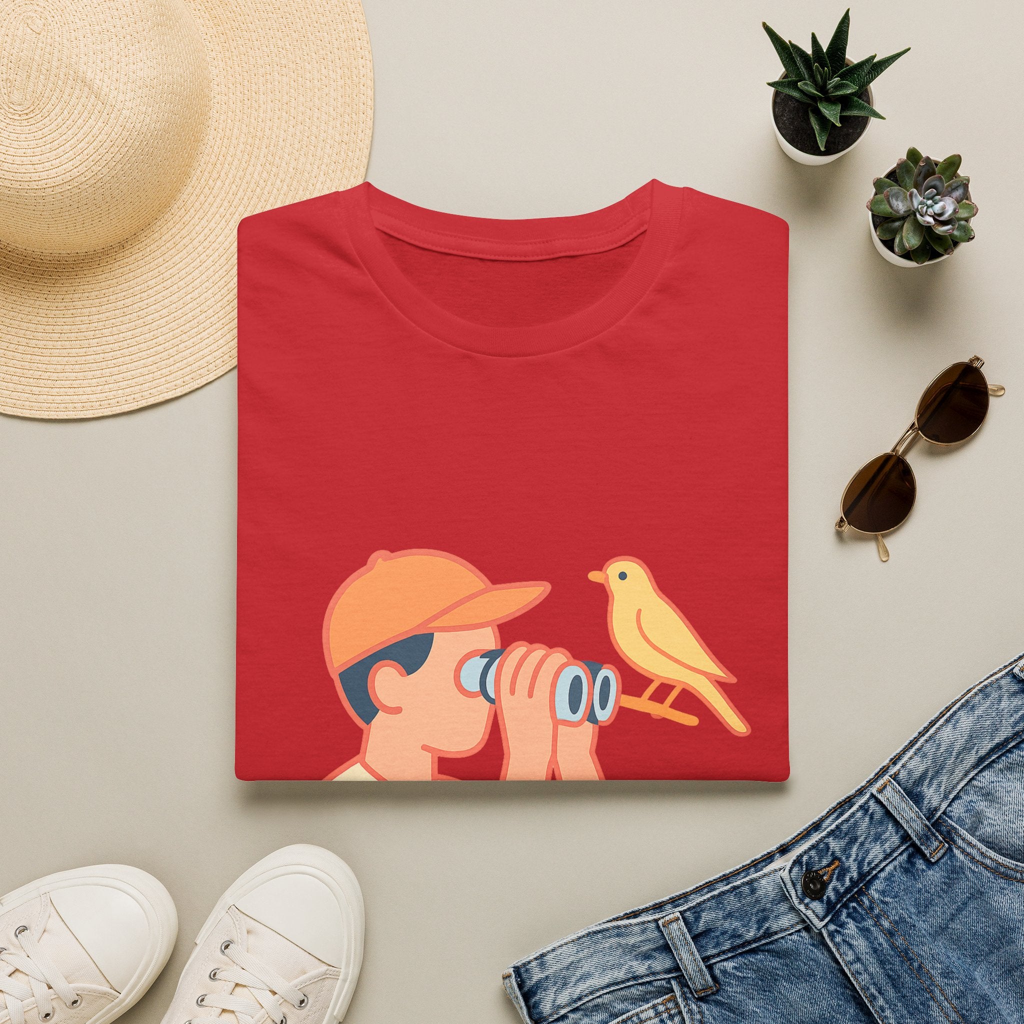 Birdwatching T-Shirt | Birder Gift | Unisex Comfort Tee for Bird Enthusiasts