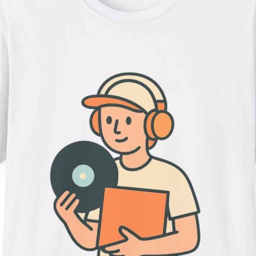 Vintage Vinyl Record Collector Unisex T-Shirt | Music Lover Tee