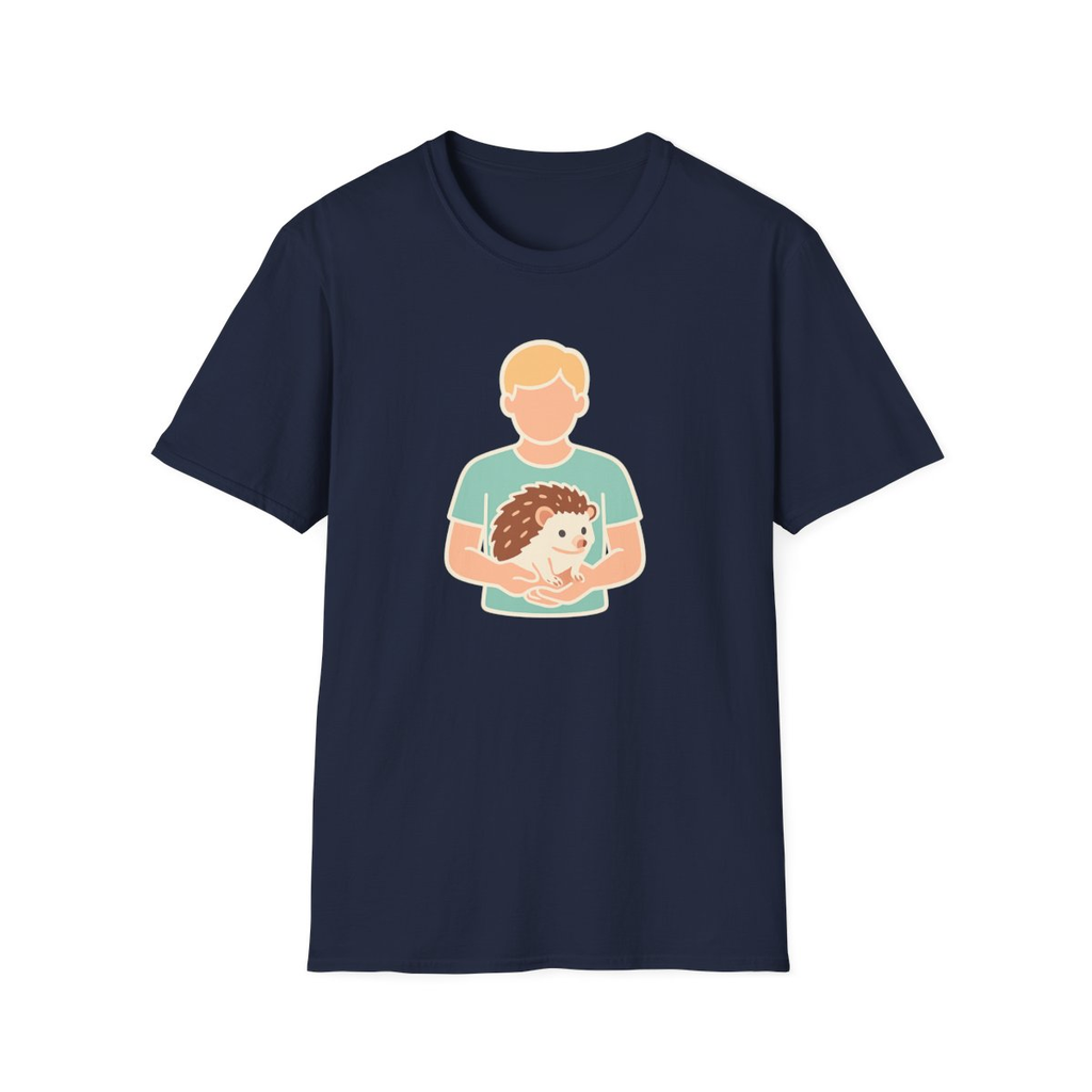 Adorable Hedgehog Owner Unisex T-Shirt - Soft Cotton Tee for Pet Lovers
