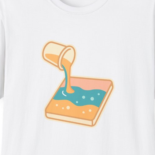 Resin Art Unisex T-Shirt | Unique Abstract Design Tee for Art Lovers