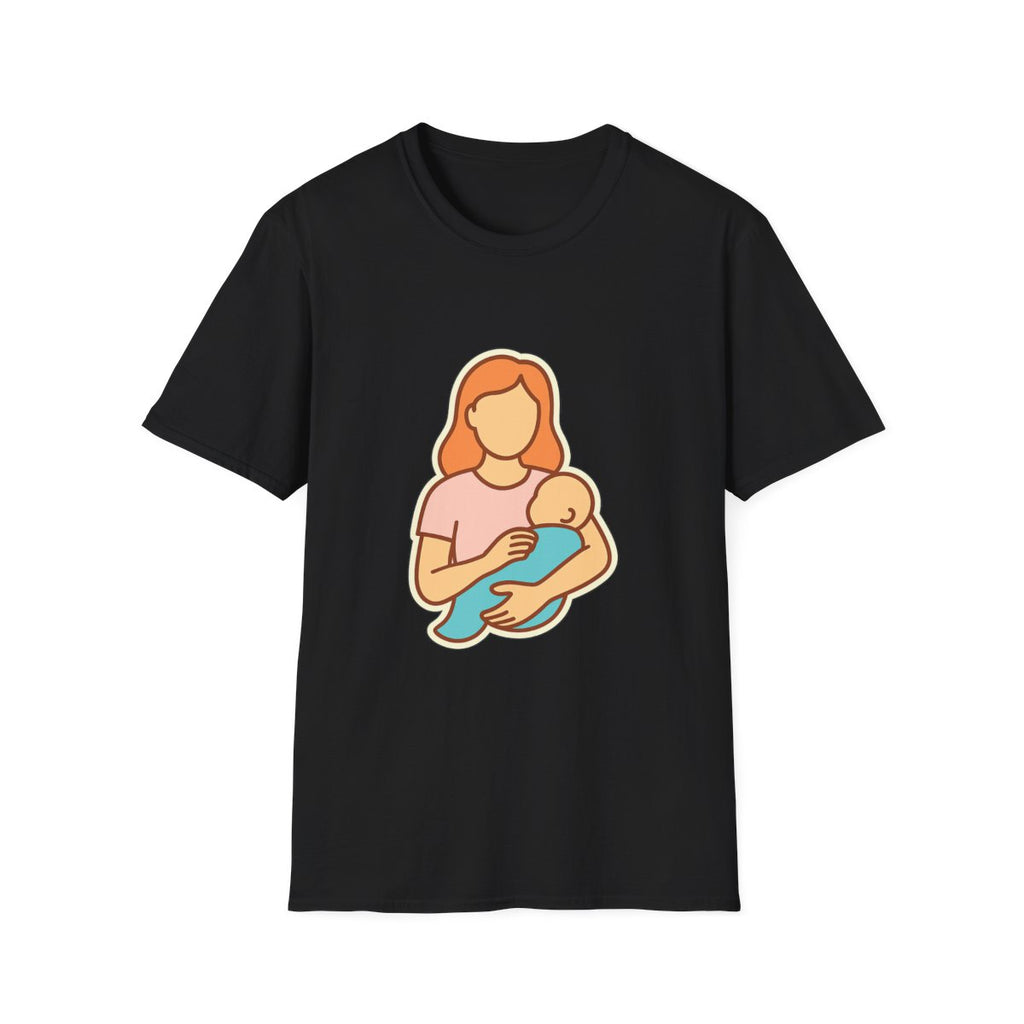 New Mom t-shirt with funny motherhood design – gift for new moms