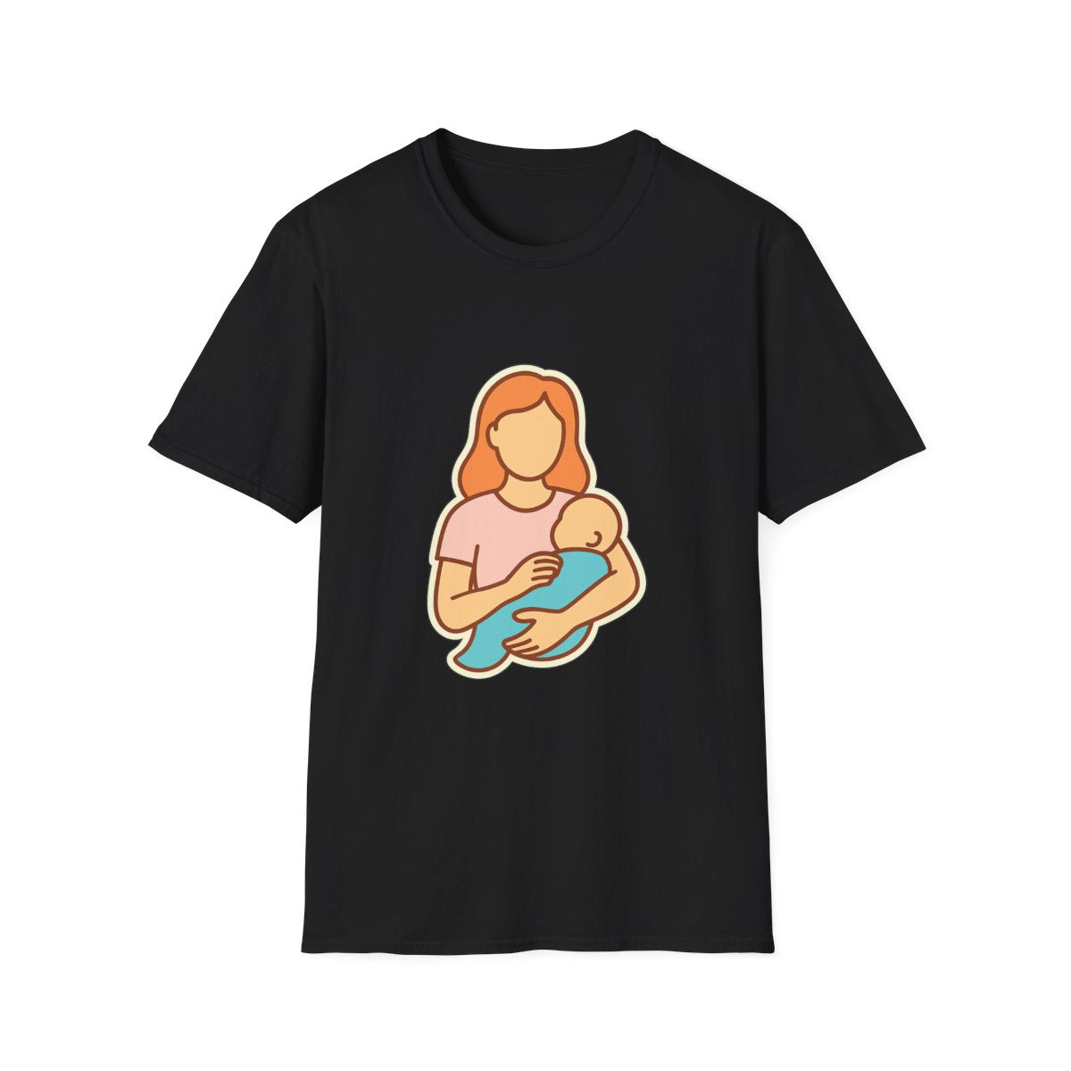 New Mom t-shirt with funny motherhood design – gift for new moms