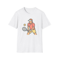 Tennis Player Unisex T-Shirt | Soft Comfortable Tee for Court Lovers