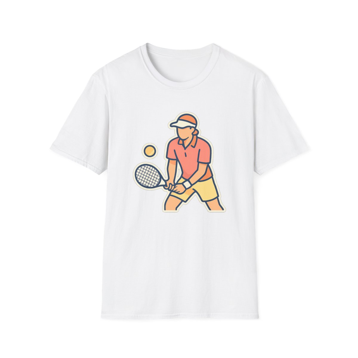 Tennis Player Unisex T-Shirt | Soft Comfortable Tee for Court Lovers