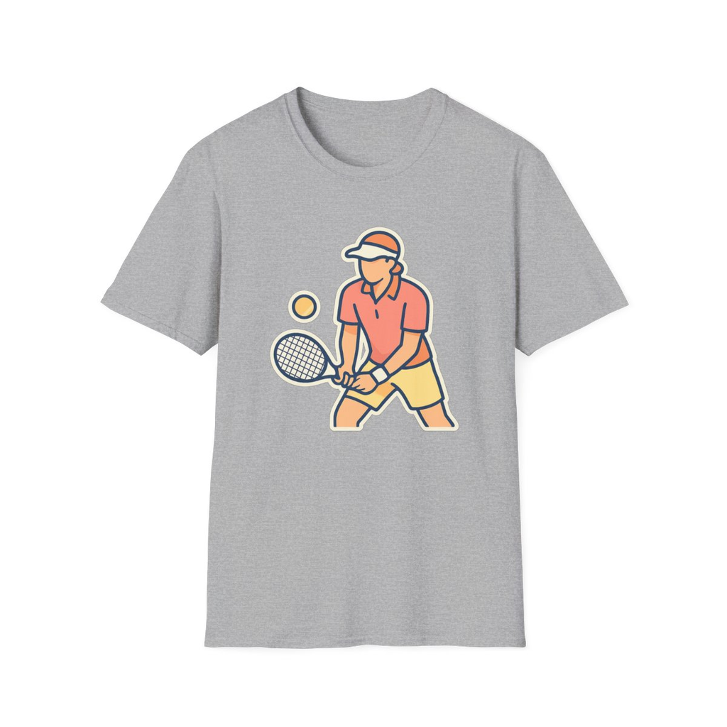 Tennis Player Unisex T-Shirt | Soft Comfortable Tee for Court Lovers