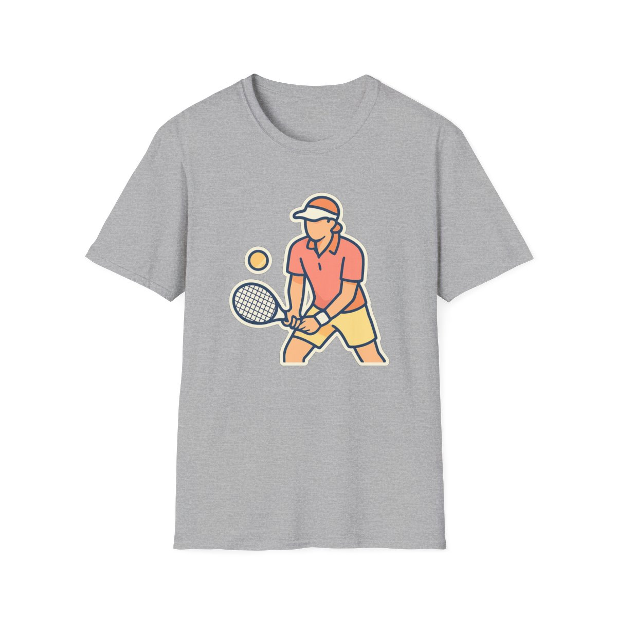 Tennis Player Unisex T-Shirt | Soft Comfortable Tee for Court Lovers