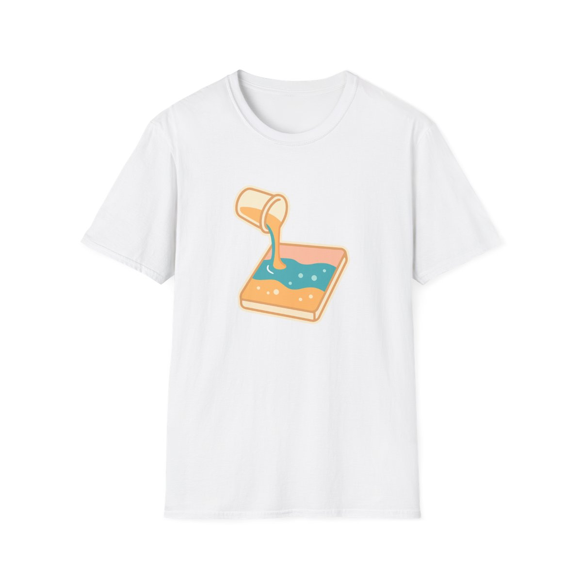 Resin Art Unisex T-Shirt | Unique Abstract Design Tee for Art Lovers