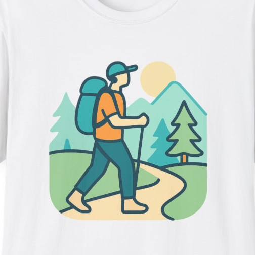 Premium Unisex Hiking Trails T-Shirt | Outdoor Adventure Apparel