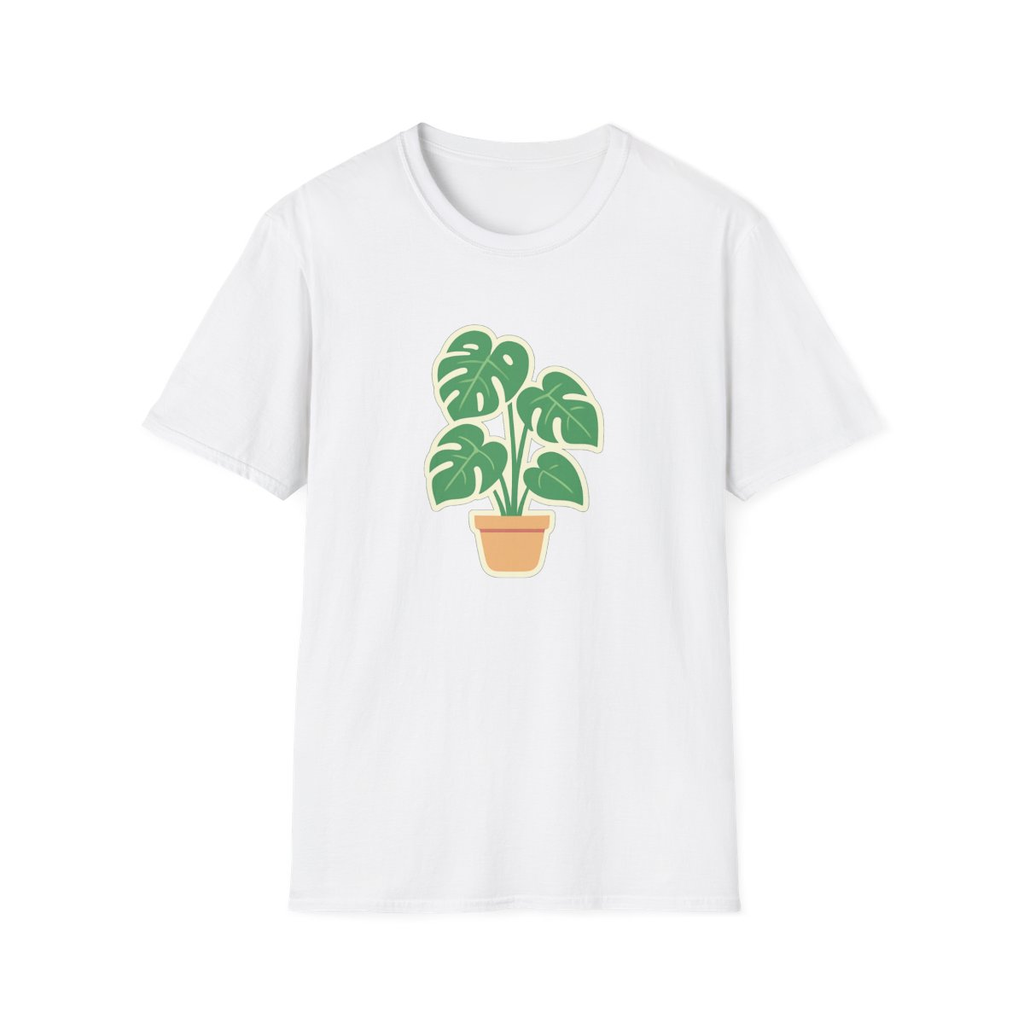 Monstera Plant Unisex T-Shirt - Tropical Leaf Tee for Plant Lovers