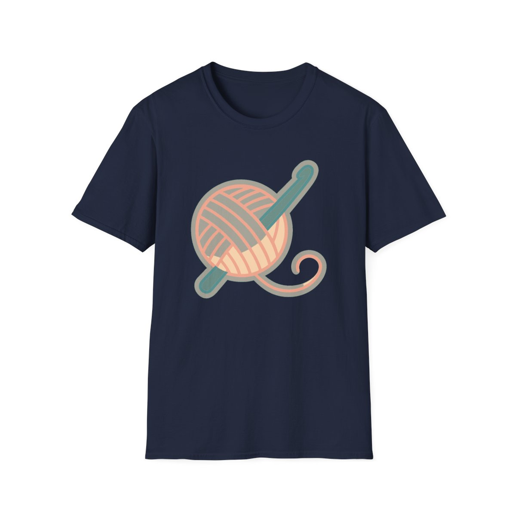 Crochet Addict Unisex T-Shirt | Soft Comfort Tee for Yarn Lovers