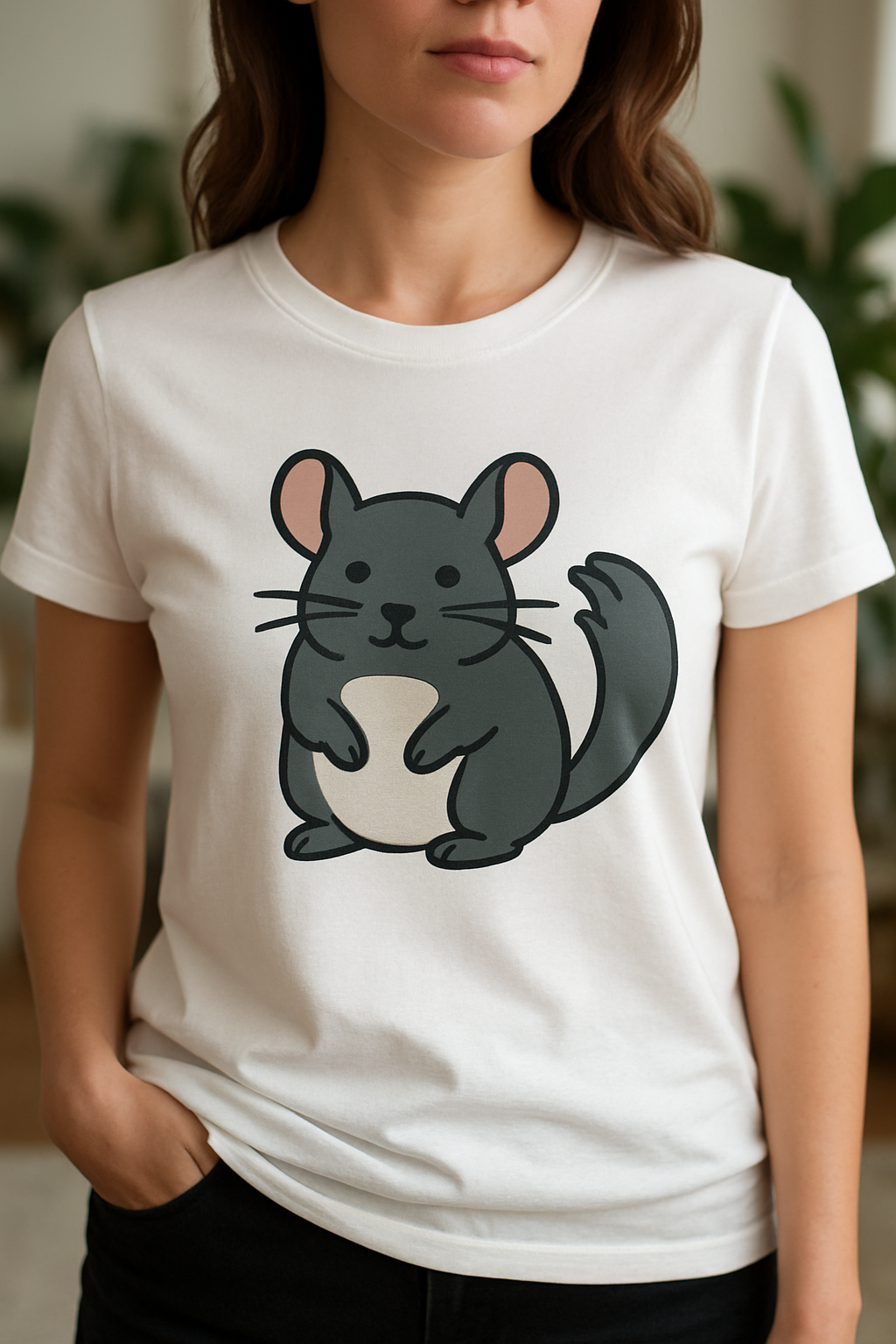 Cute Chinchilla Owner T-Shirt - Soft Unisex Tee for Pet Lovers