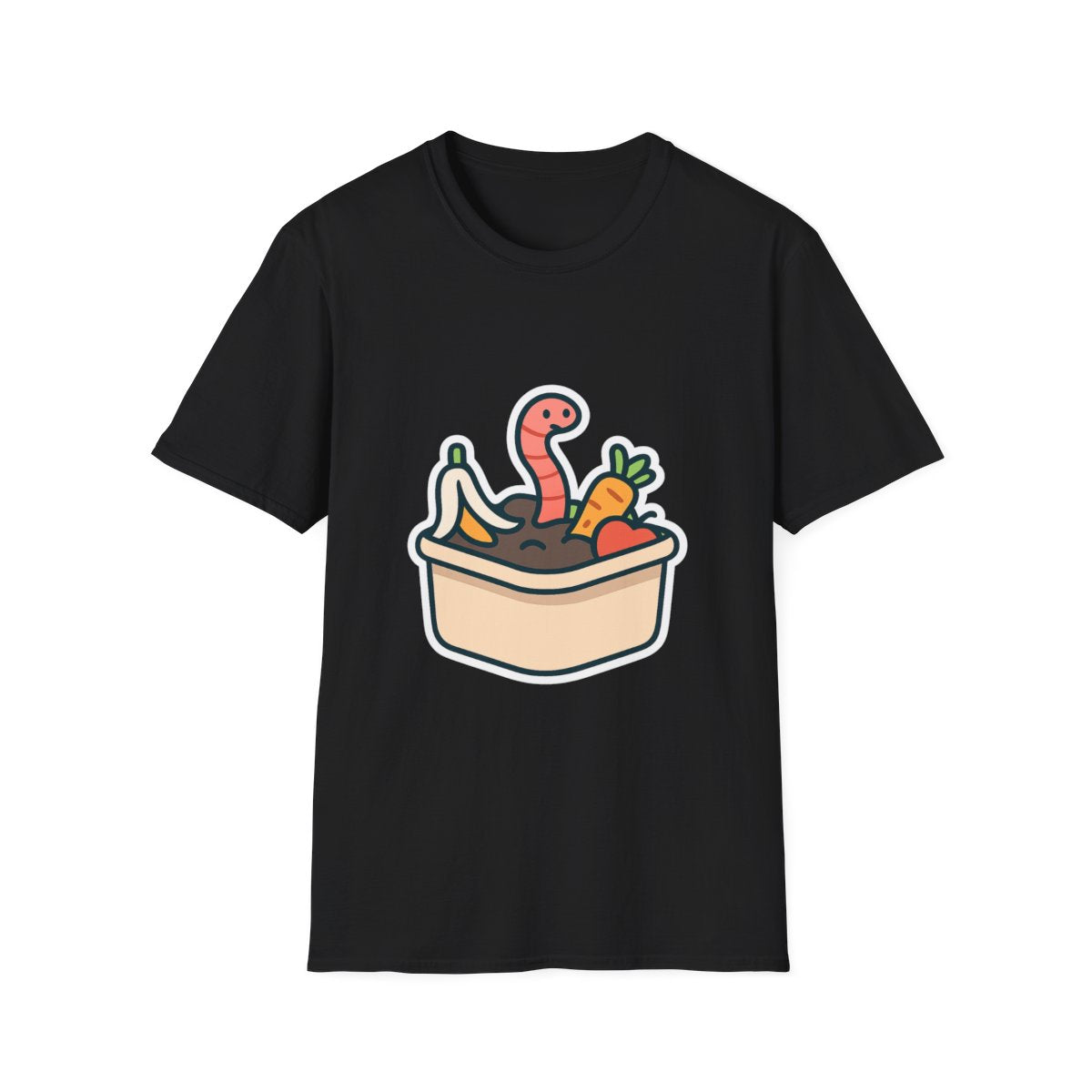 Worm Composting t-shirt with worm composting design – gift for vermicomposting enthusiasts
