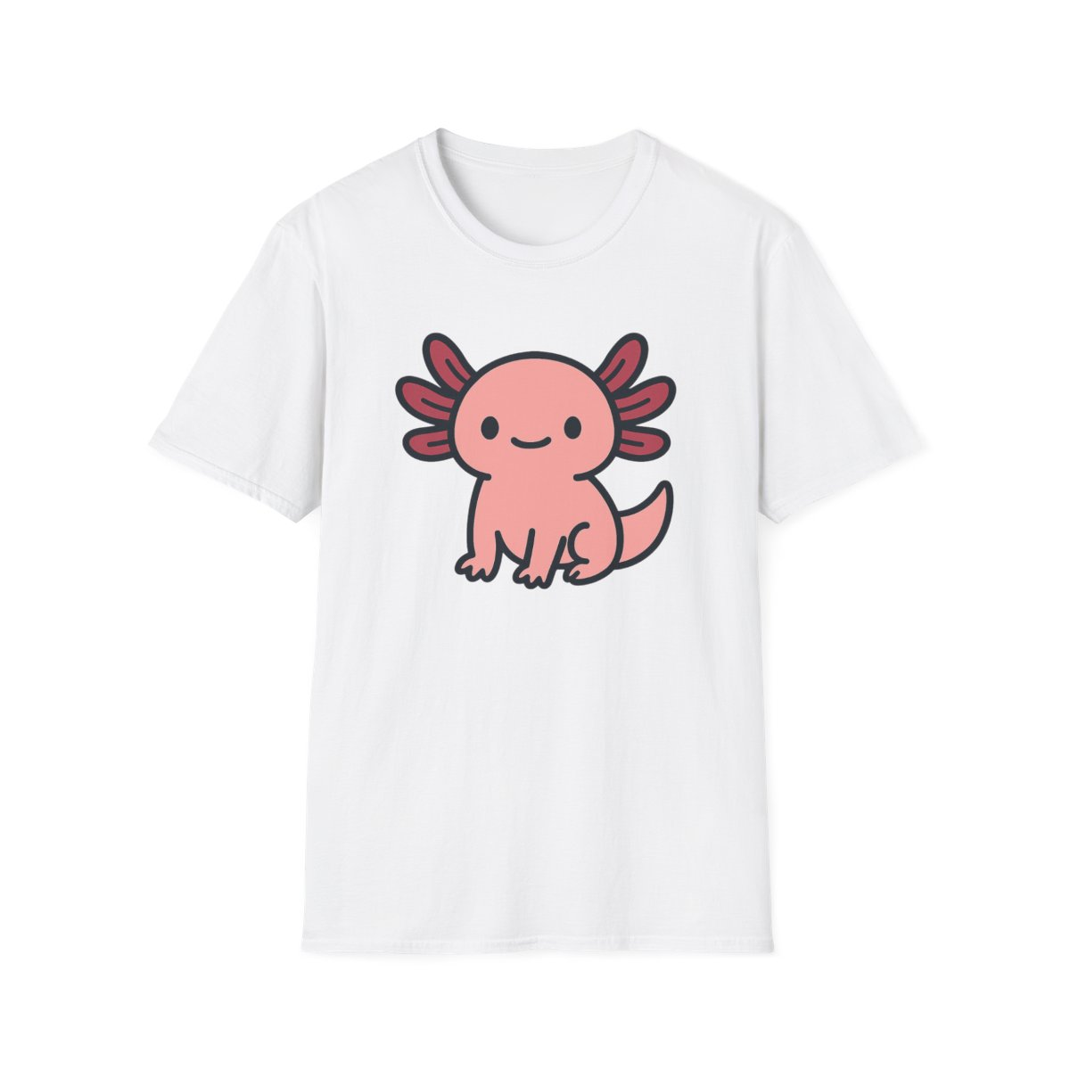 Cute Axolotl T-Shirt | Unisex Soft Tee for Aquatic Animal Lovers