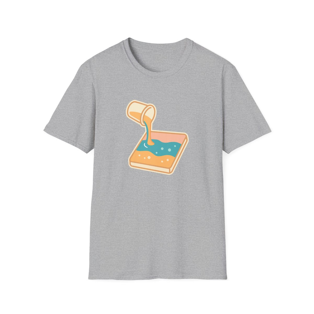 Resin Art Unisex T-Shirt | Unique Abstract Design Tee for Art Lovers