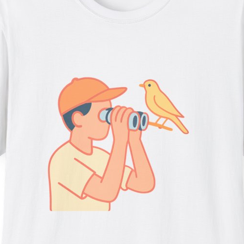 Birdwatching T-Shirt | Birder Gift | Unisex Comfort Tee for Bird Enthusiasts