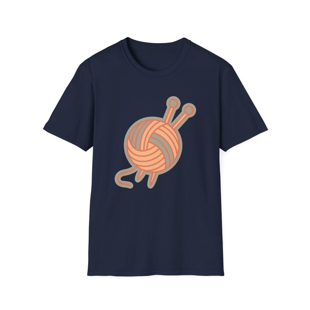 Premium Knitting Yarn Unisex T-Shirt - Soft Cotton Tee for Craft Lovers