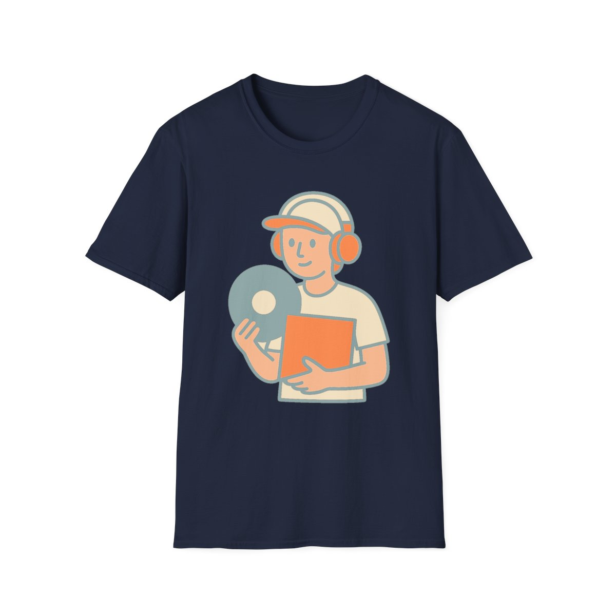 Vintage Vinyl Record Collector Unisex T-Shirt | Music Lover Tee
