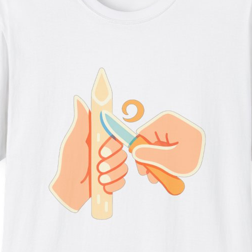 Wood Carving Whittling Artist Unisex T-Shirt - Premium Soft Tee