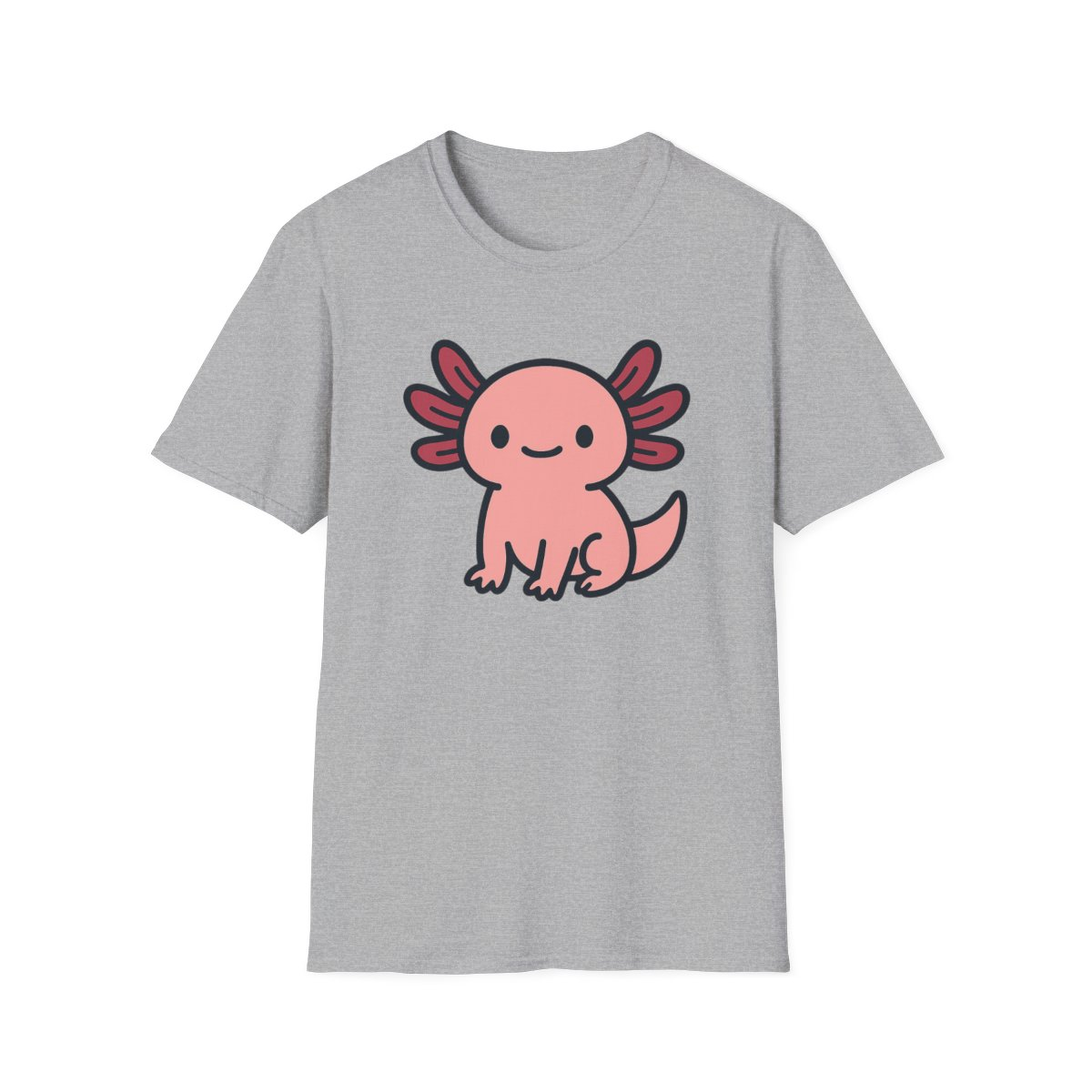 Cute Axolotl T-Shirt | Unisex Soft Tee for Aquatic Animal Lovers
