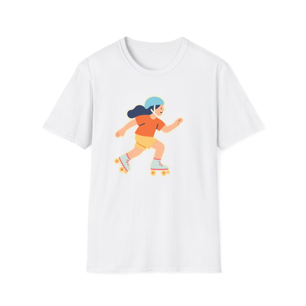 Retro Roller Skating Unisex T-Shirt - Soft Comfy Tee for Skaters