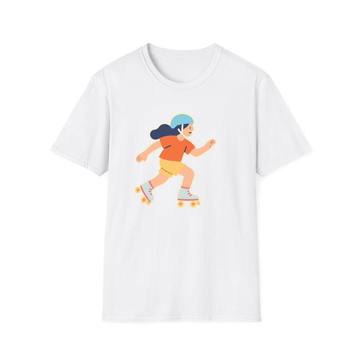 Retro Roller Skating Unisex T-Shirt - Soft Comfy Tee for Skaters