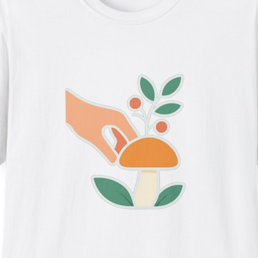 Foraging Wild Food Unisex T-Shirt | Sustainable Outdoor Adventure Tee
