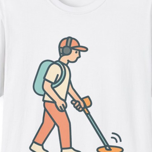 Metal Detecting Unisex T-Shirt | Perfect Gift for Treasure Hunters & Detectorists