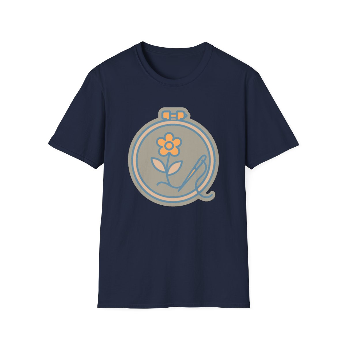 Embroidered Art Unisex T-Shirt | Comfortable Cotton Tee for Art Lovers