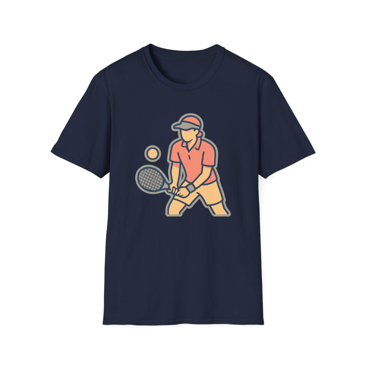 Tennis Player Unisex T-Shirt | Soft Comfortable Tee for Court Lovers