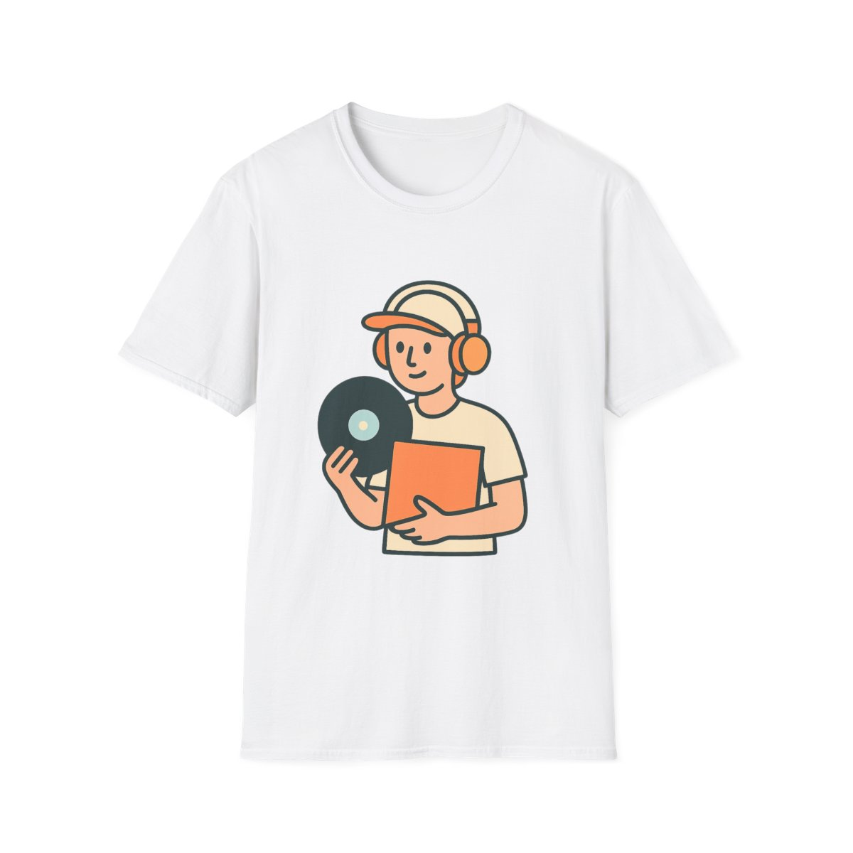 Vintage Vinyl Record Collector Unisex T-Shirt | Music Lover Tee