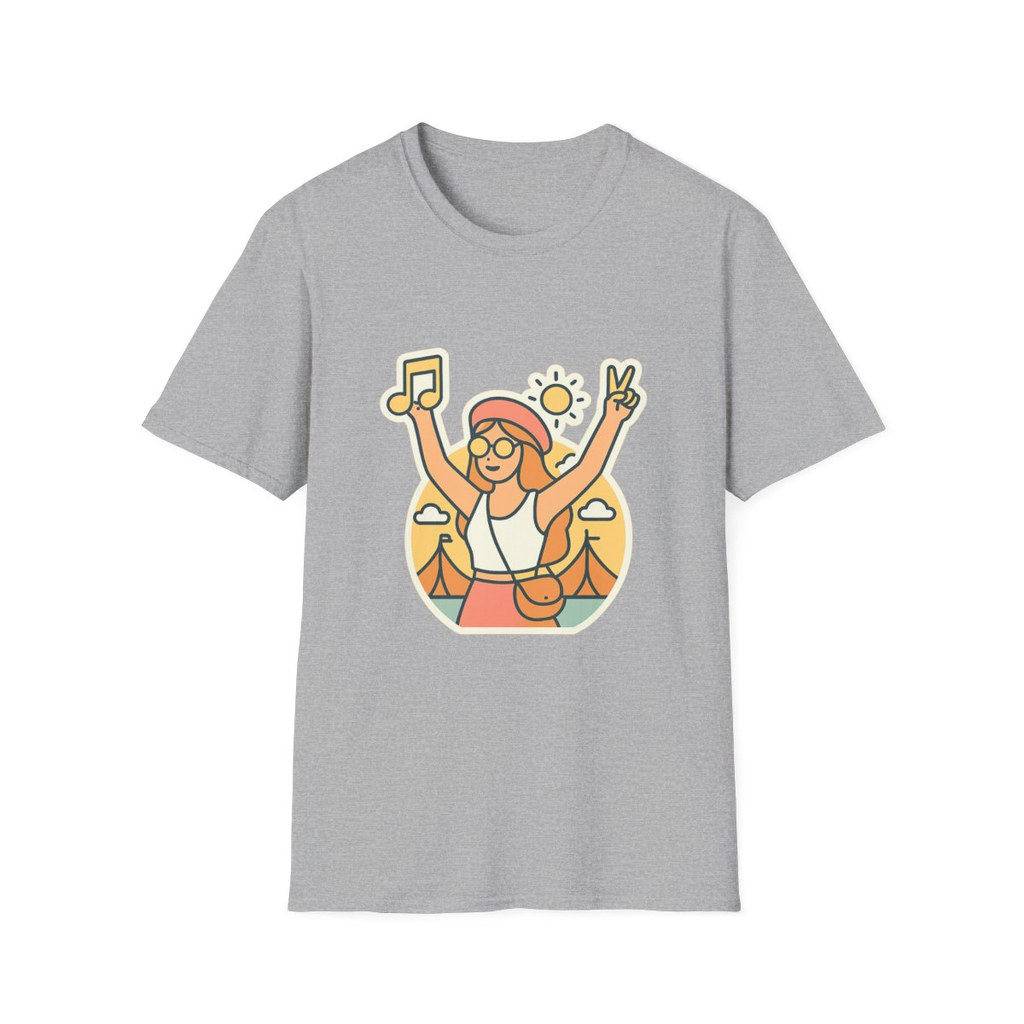 Music Festival Unisex T-Shirt - Perfect Anniversary Gift for Girlfriend