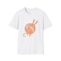 Premium Knitting Yarn Unisex T-Shirt - Soft Cotton Tee for Craft Lovers