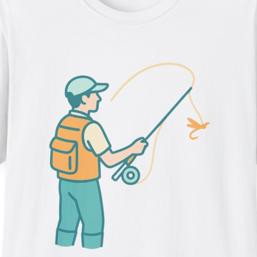 Fly Fishing T-Shirt | Unisex Tee for Anglers & Outdoor Enthusiasts